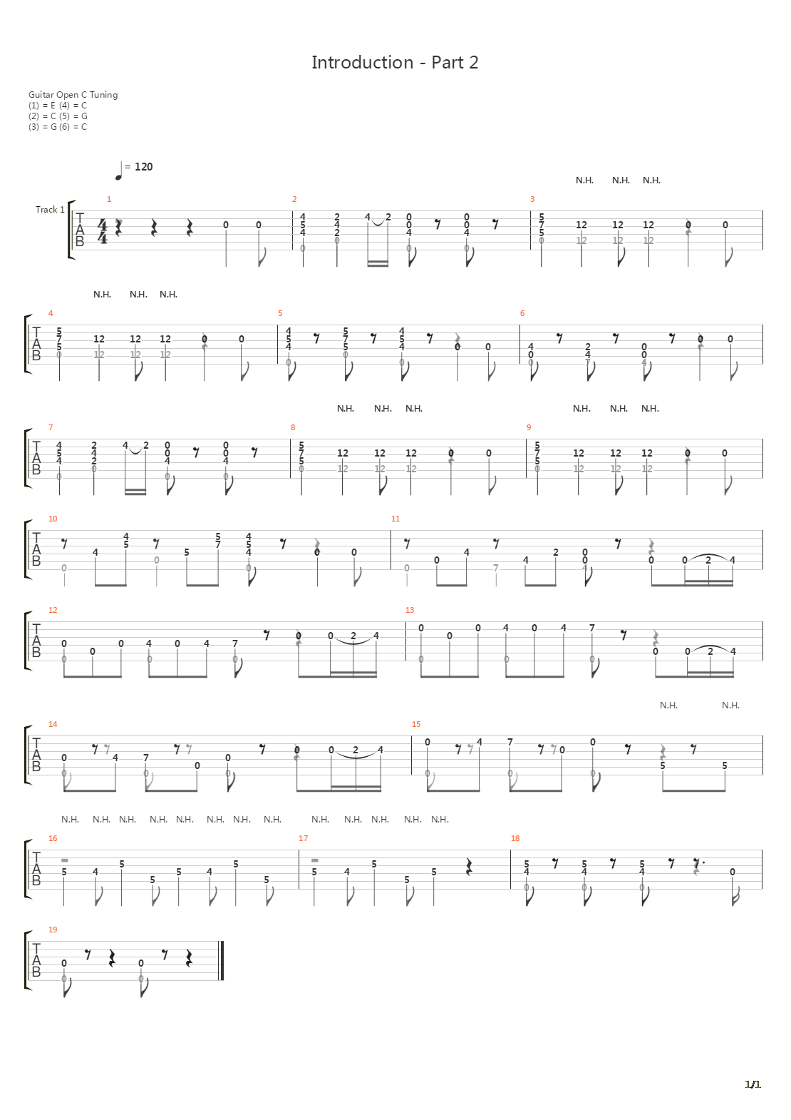 Introduction - Part 2吉他谱
