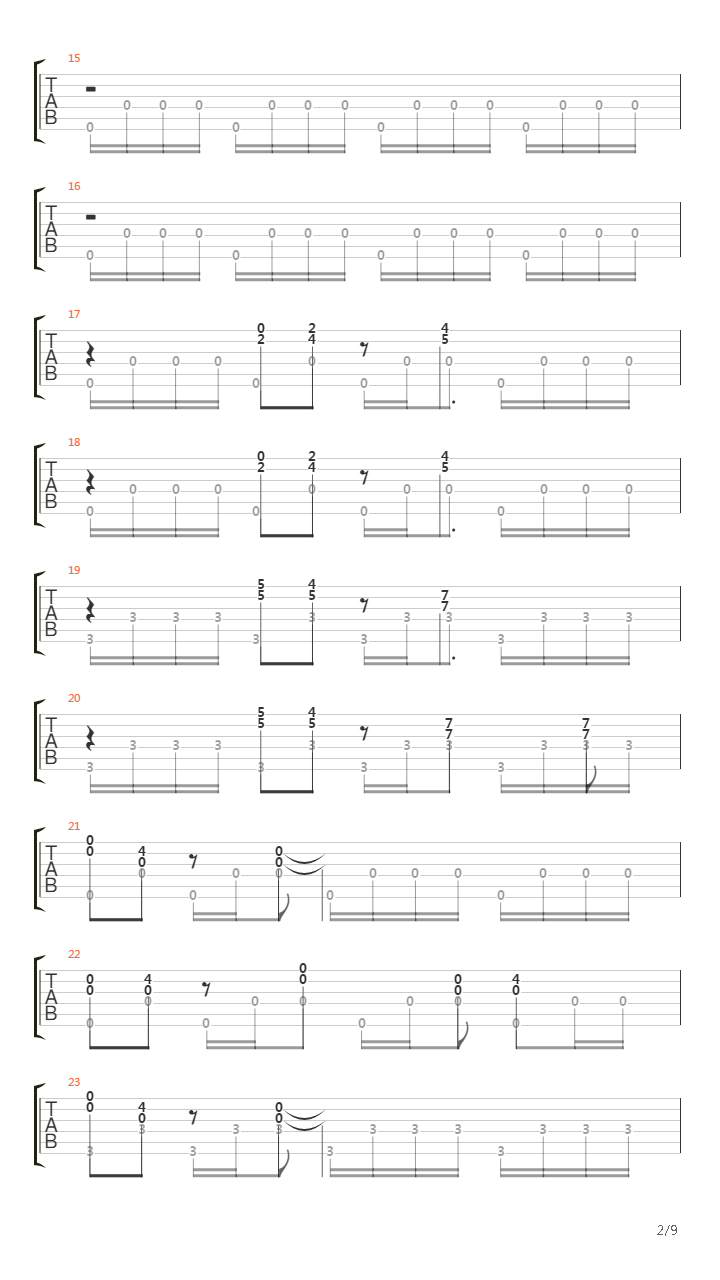 Level 5吉他谱