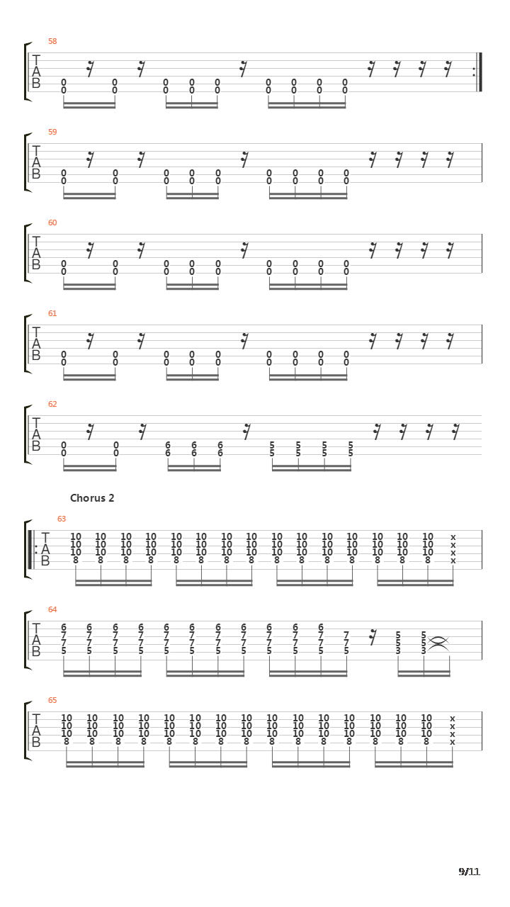 4の歌(4 No Uta)吉他谱