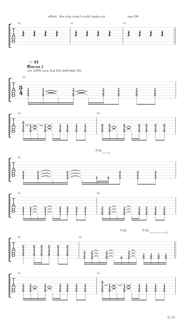 悪夢の輪舞曲(Akumu No Rinbukyoku)吉他谱