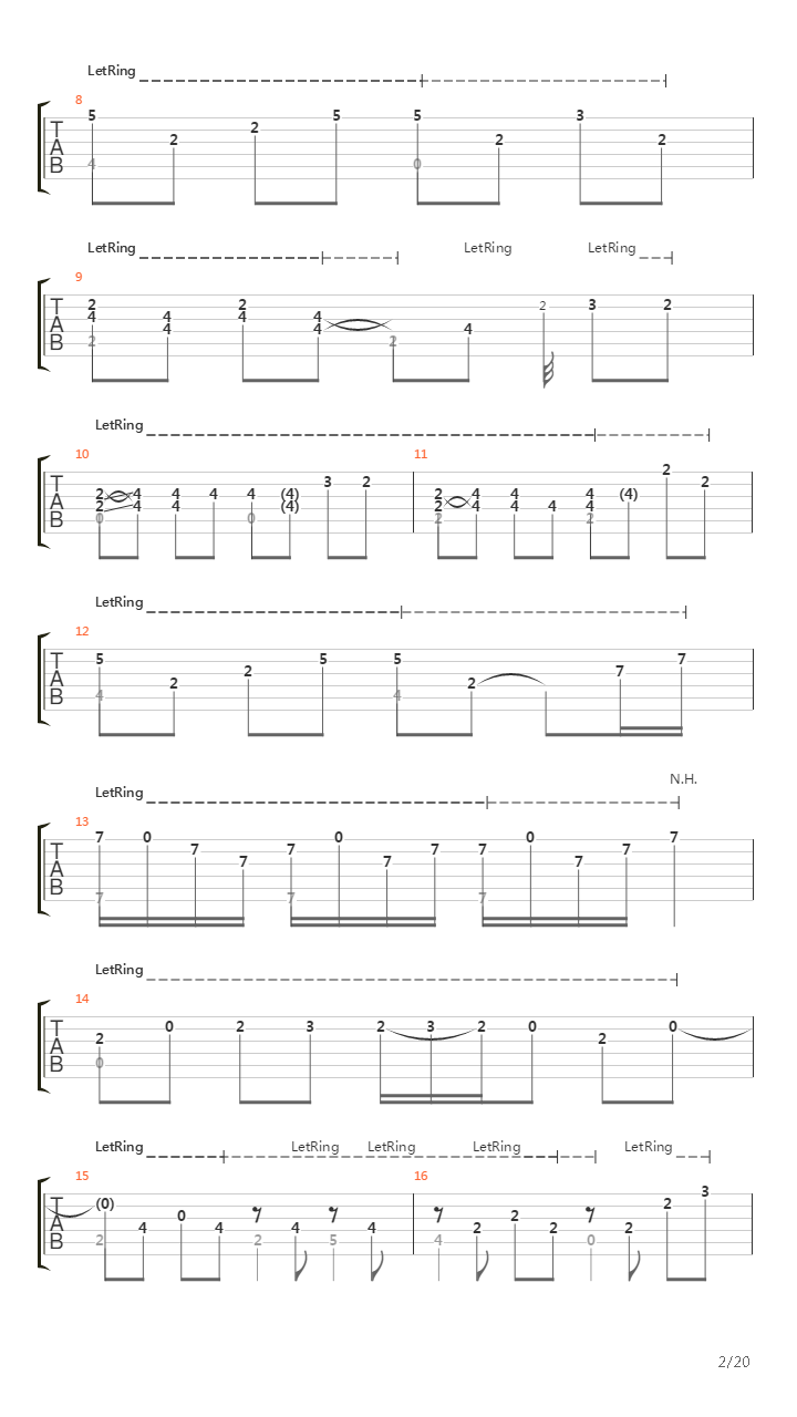 Fade To Black吉他谱