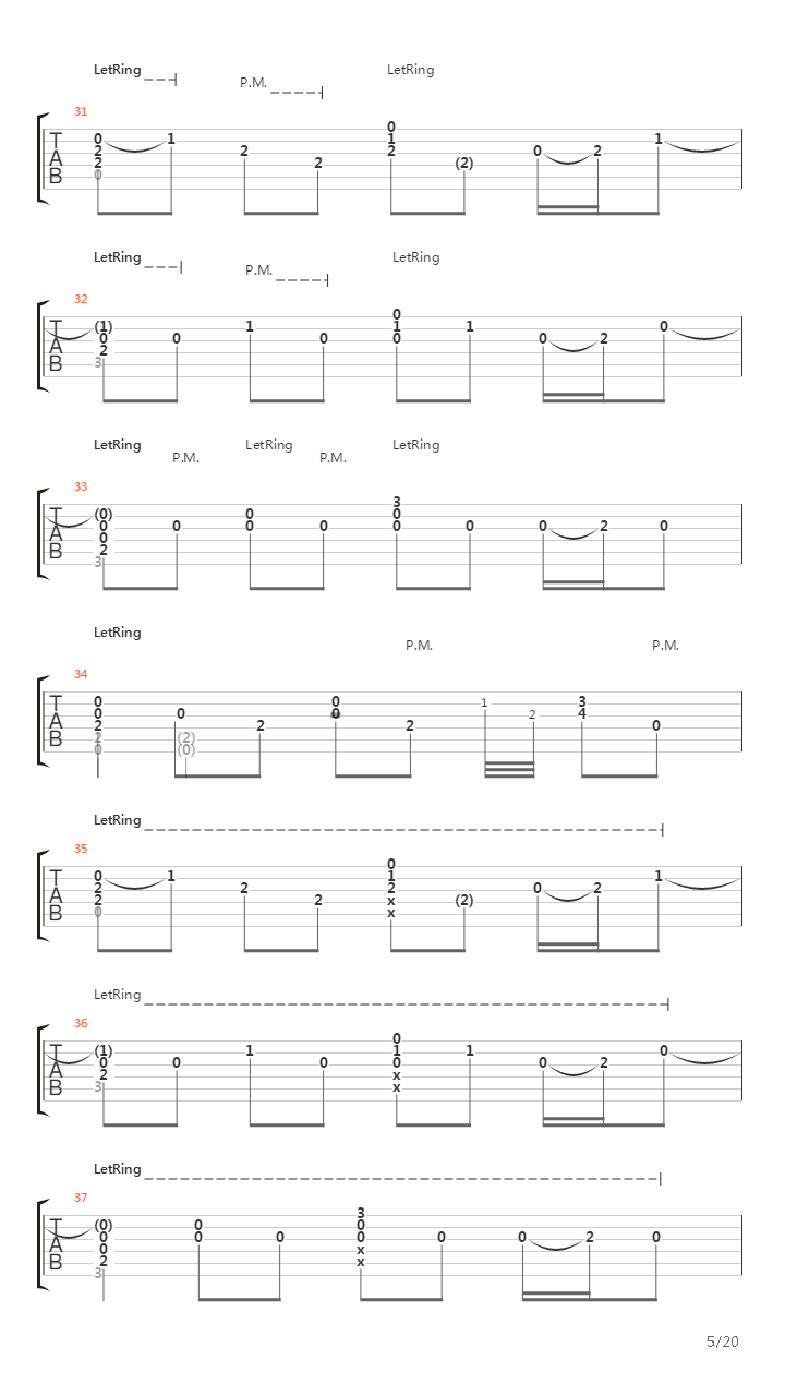 Fade To Black吉他谱