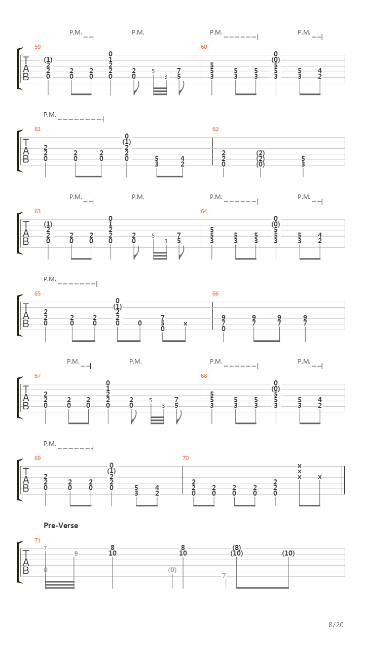 Fade To Black吉他谱