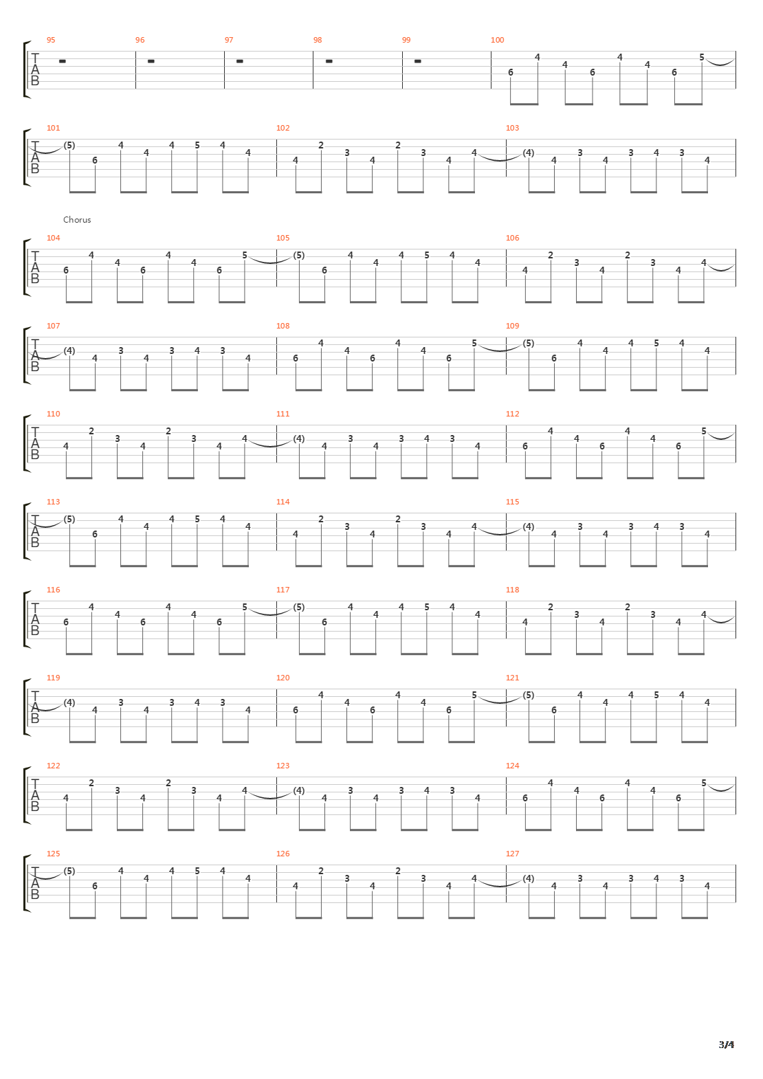 The Chair吉他谱