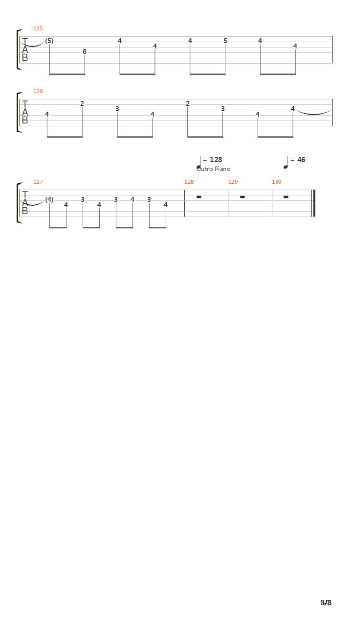 The Chair吉他谱