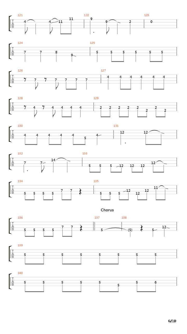 border(TV动画《凭物语》片尾曲)吉他谱