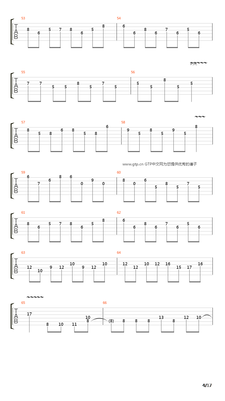 Croatian Rhapsody（克罗地亚狂想曲）吉他谱