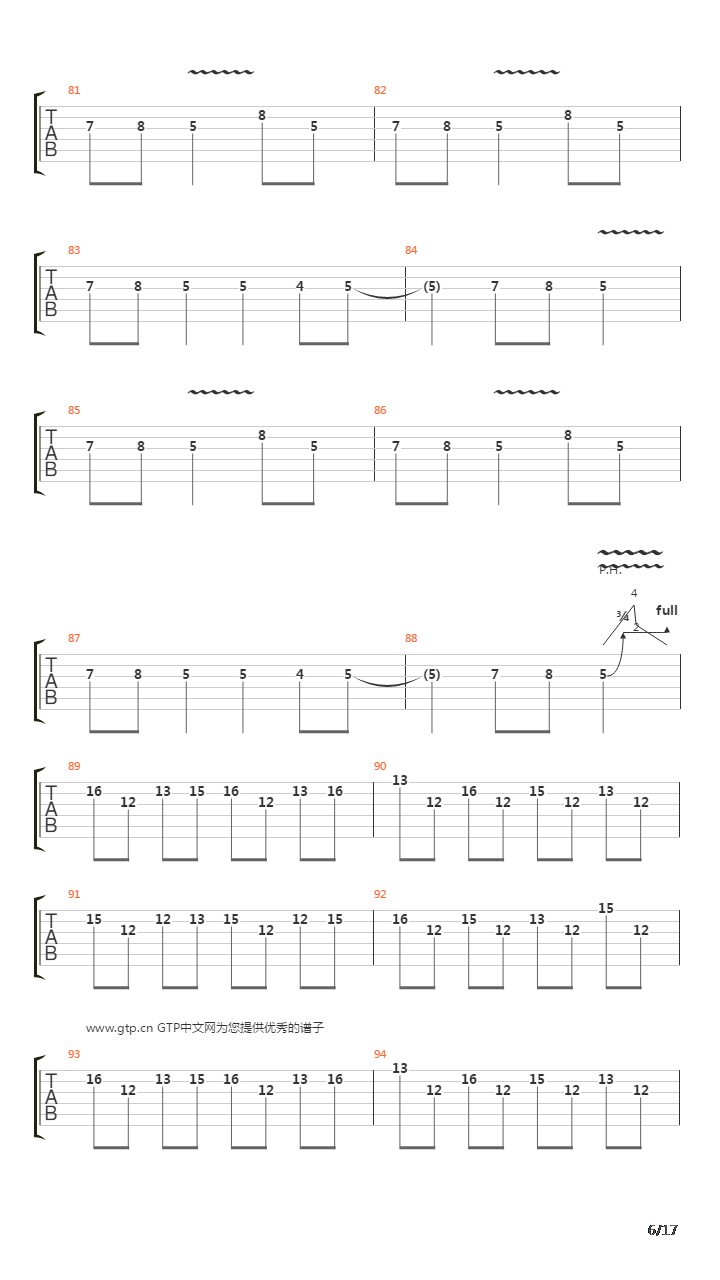 Croatian Rhapsody（克罗地亚狂想曲）吉他谱