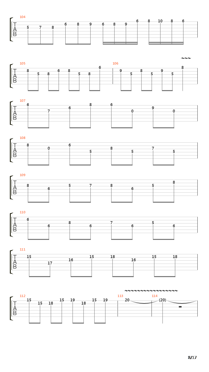 Croatian Rhapsody（克罗地亚狂想曲）吉他谱