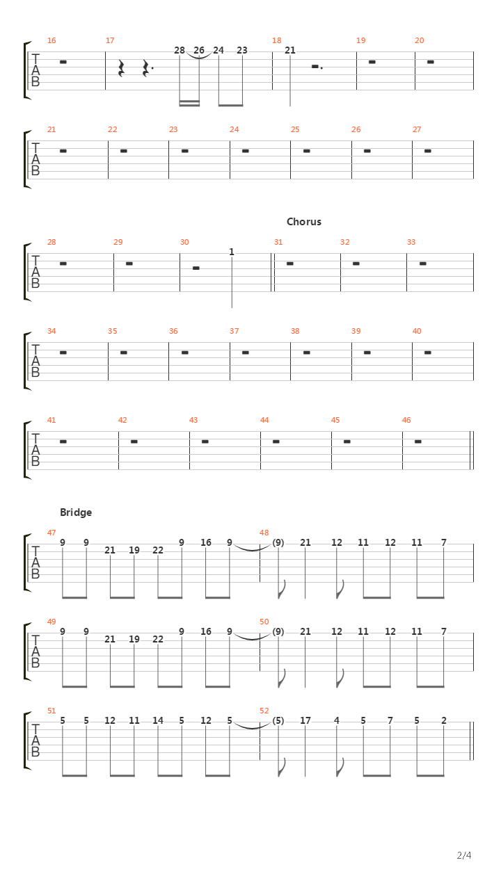 Higher吉他谱