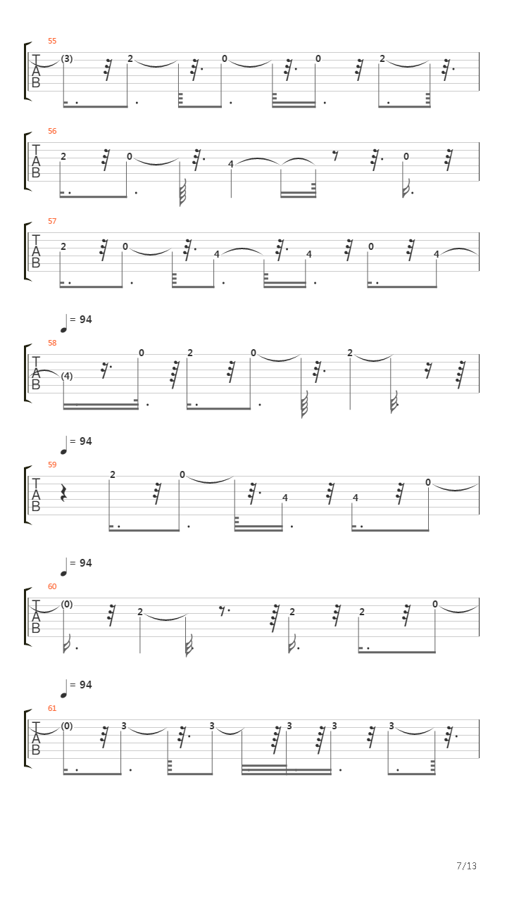 Ode To My Family吉他谱