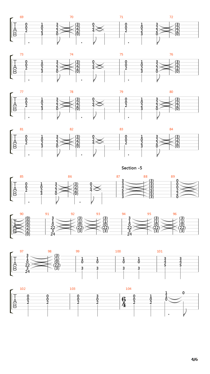 Saeglópur吉他谱