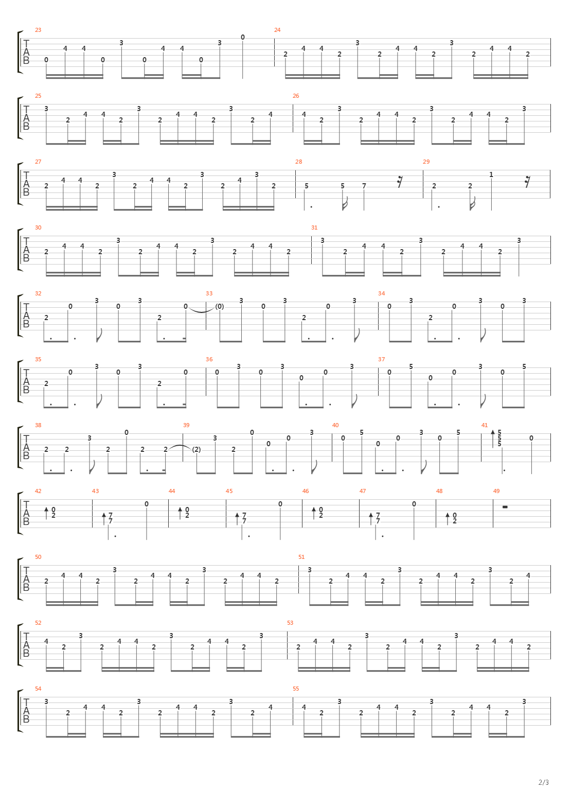 Metronome吉他谱