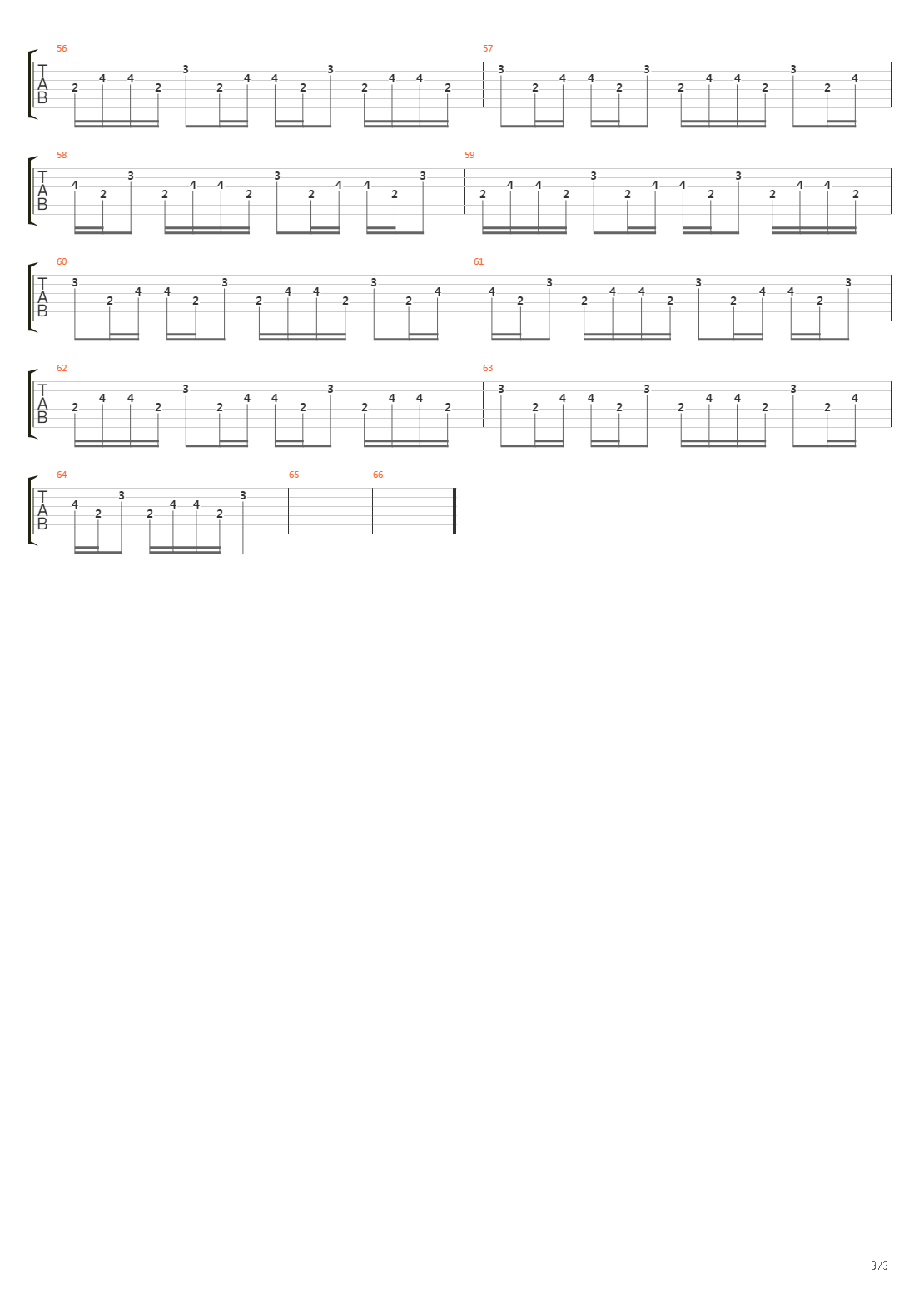 Metronome吉他谱