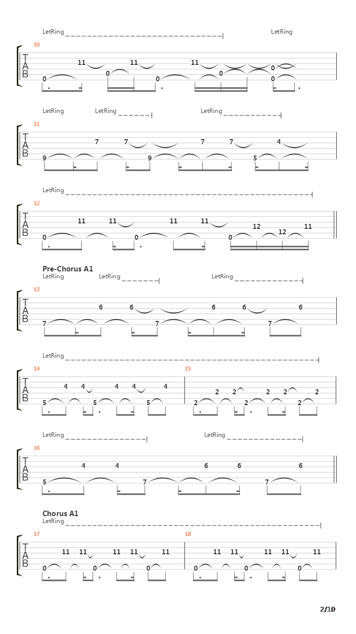 One吉他谱