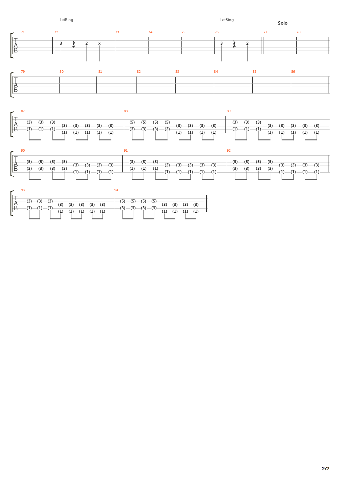 Small Town Girl吉他谱