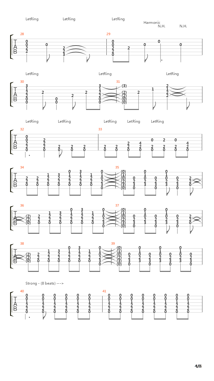 Theme of Laura(双吉他改编)吉他谱