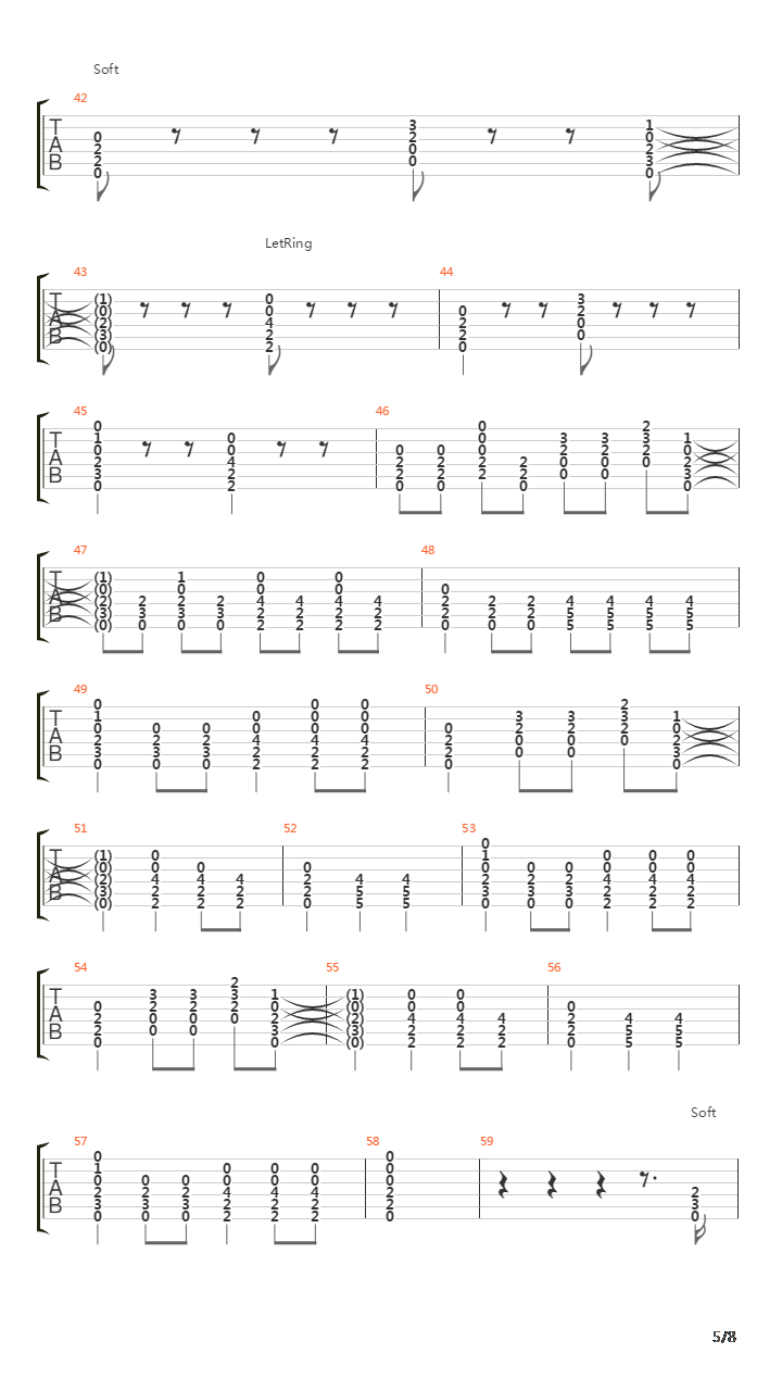 Theme of Laura(双吉他改编)吉他谱