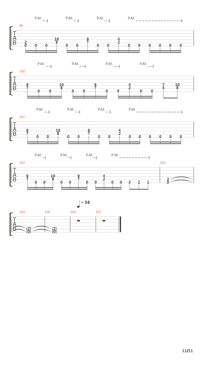 The Abyss吉他谱