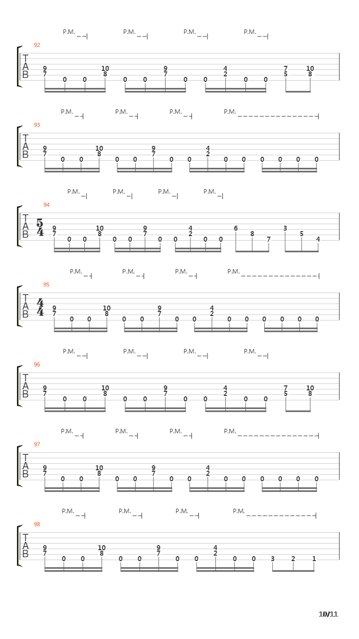 The Abyss吉他谱