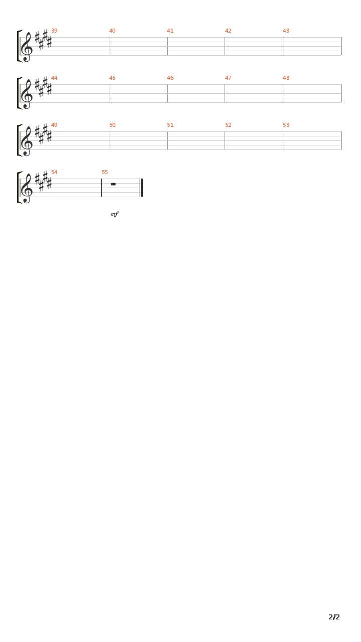 Everything Back But You吉他谱