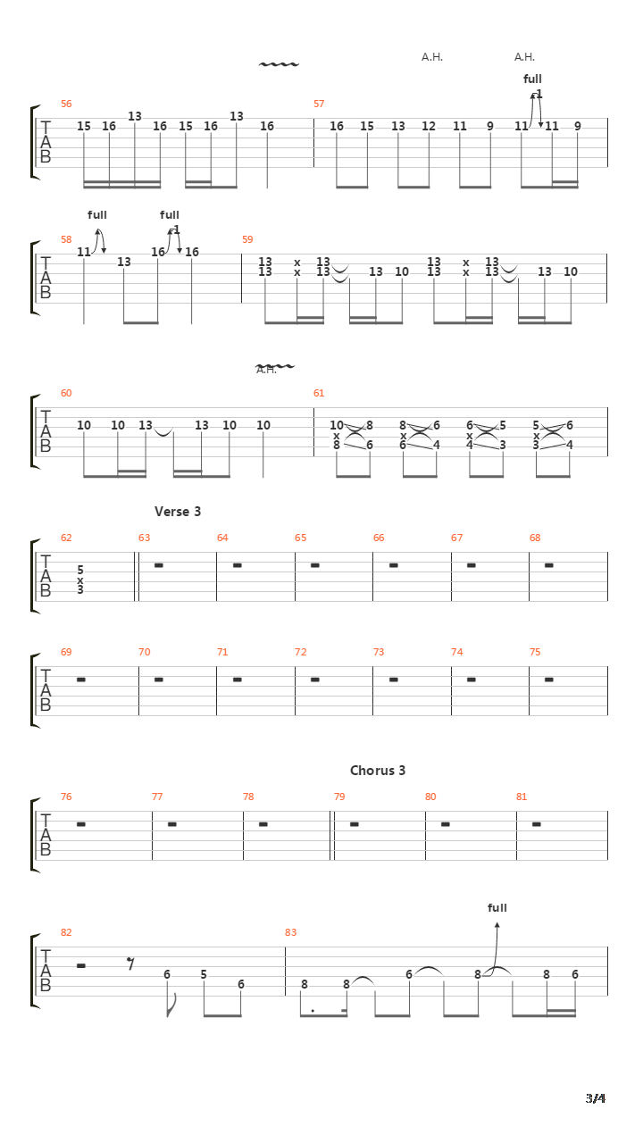 Cease吉他谱