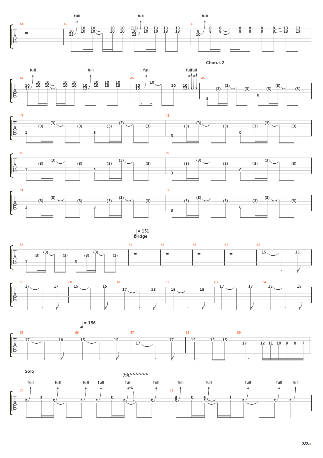 The Gray Race吉他谱