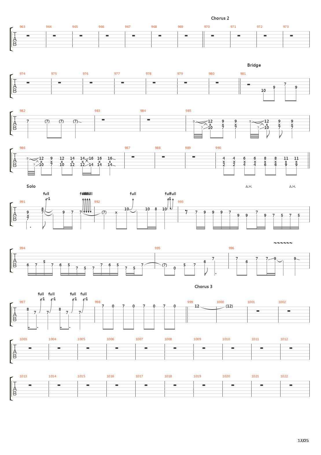 The Gray Race吉他谱