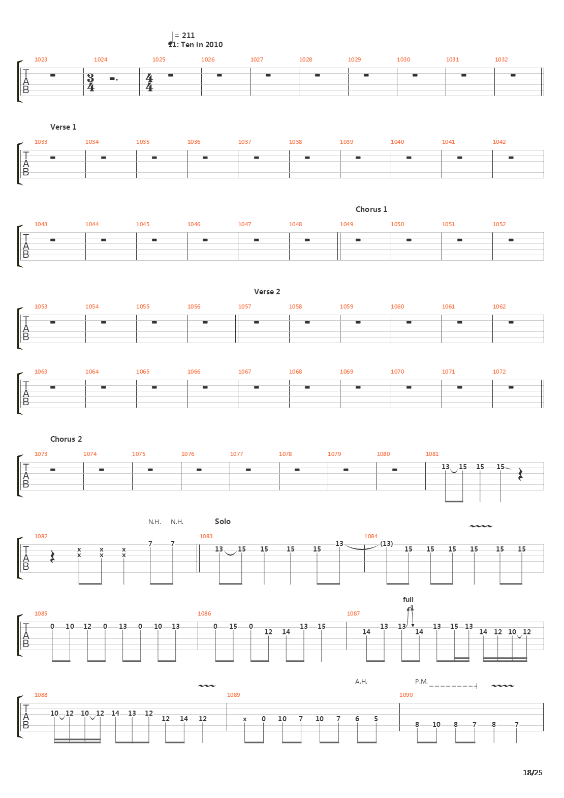 The Gray Race吉他谱