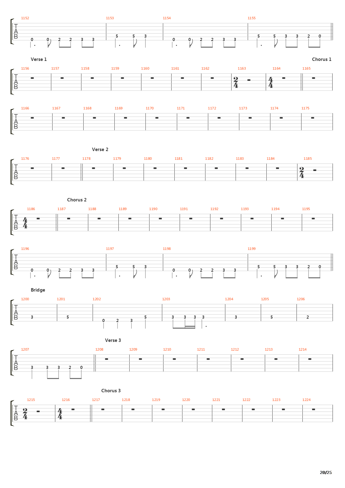 The Gray Race吉他谱