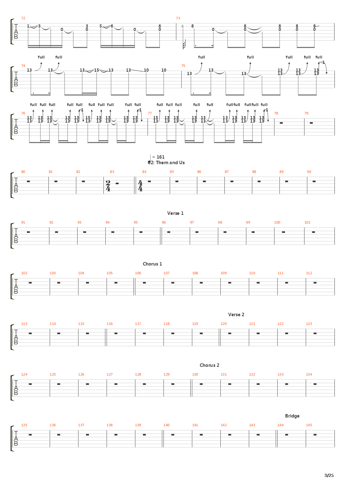 The Gray Race吉他谱