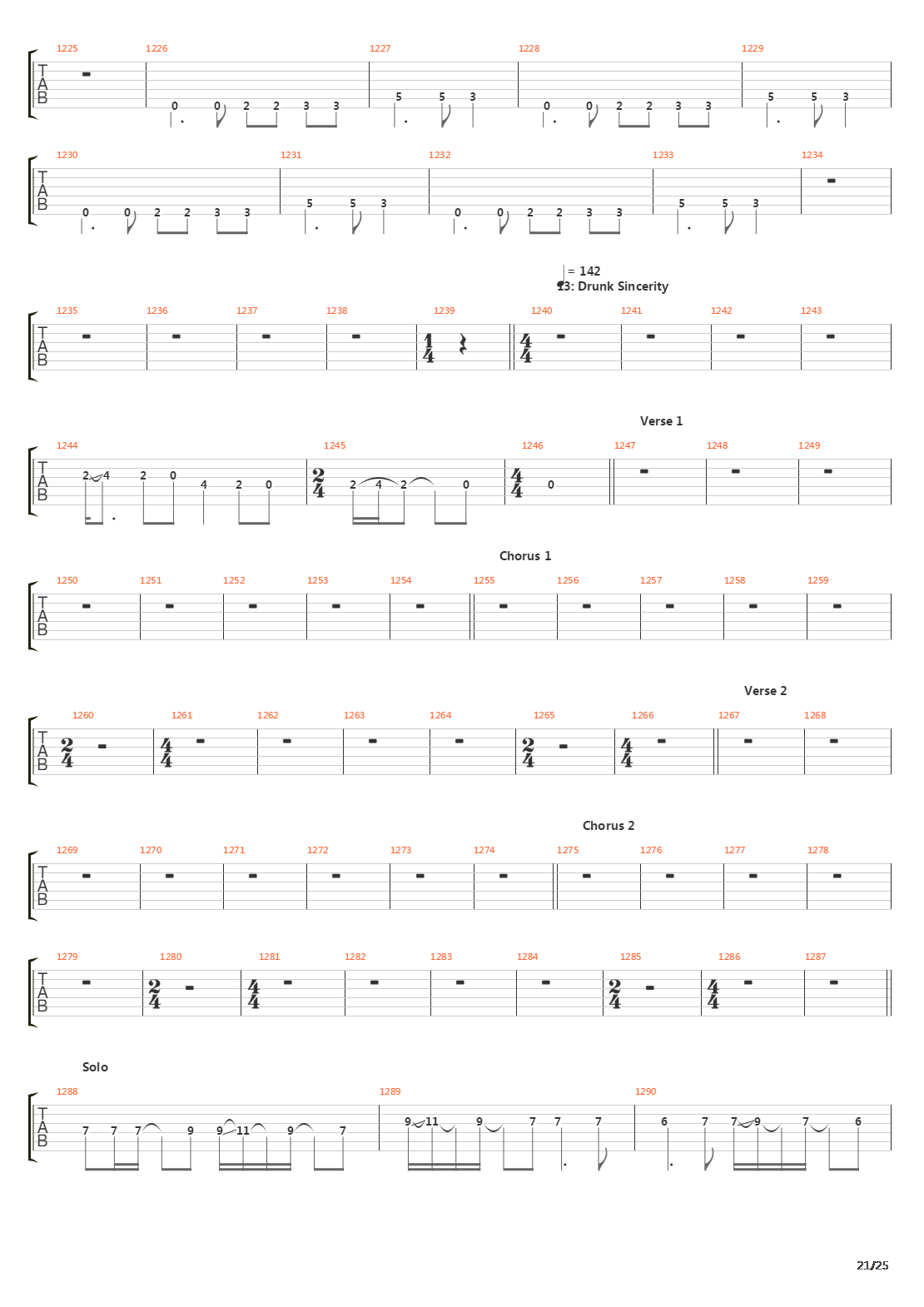 The Gray Race吉他谱