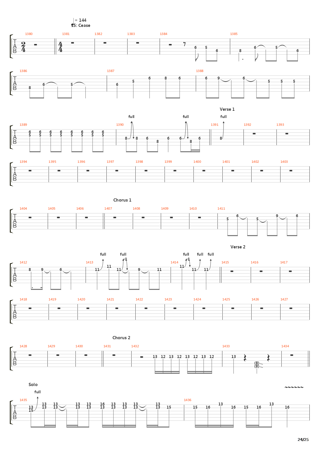 The Gray Race吉他谱