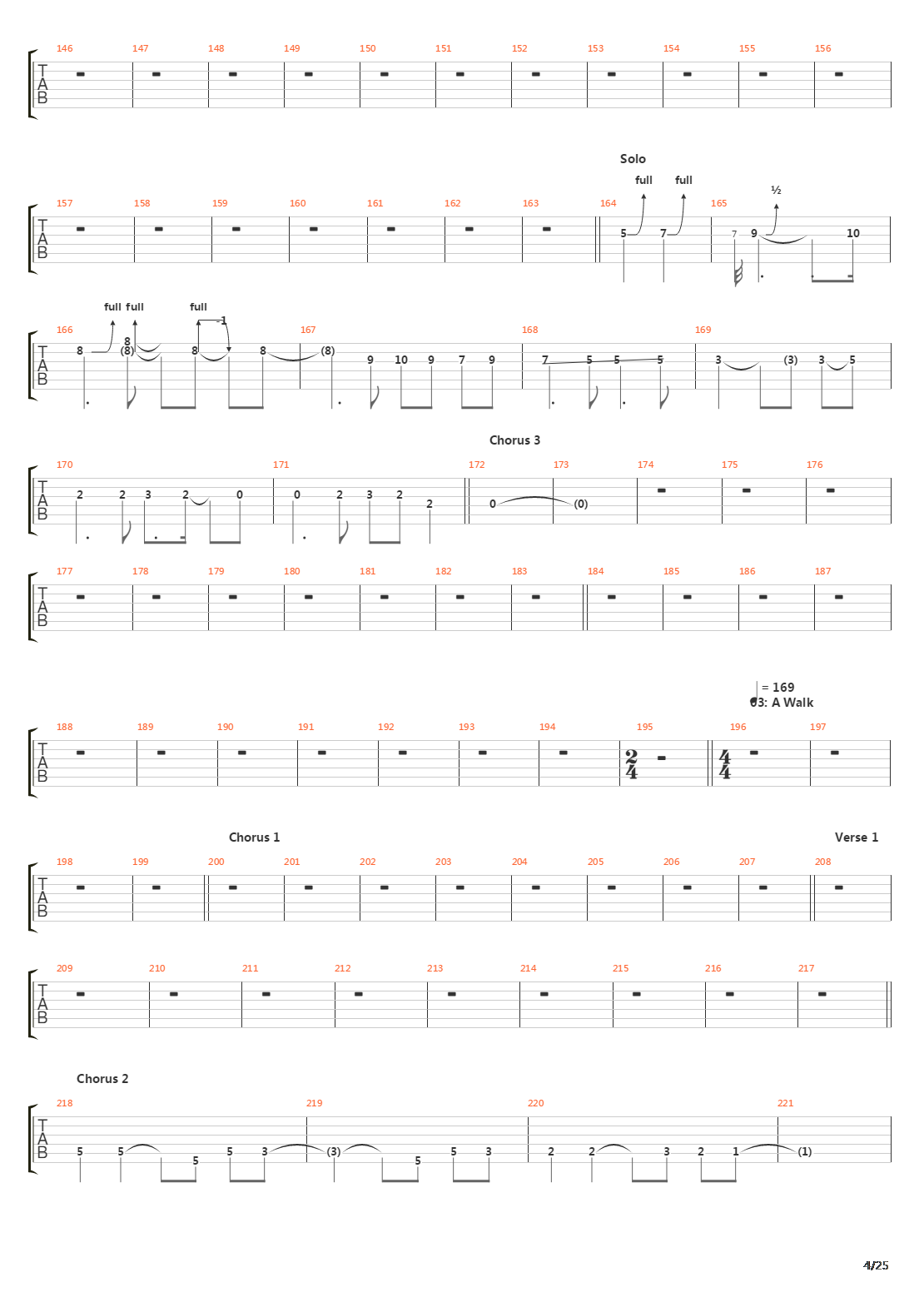 The Gray Race吉他谱