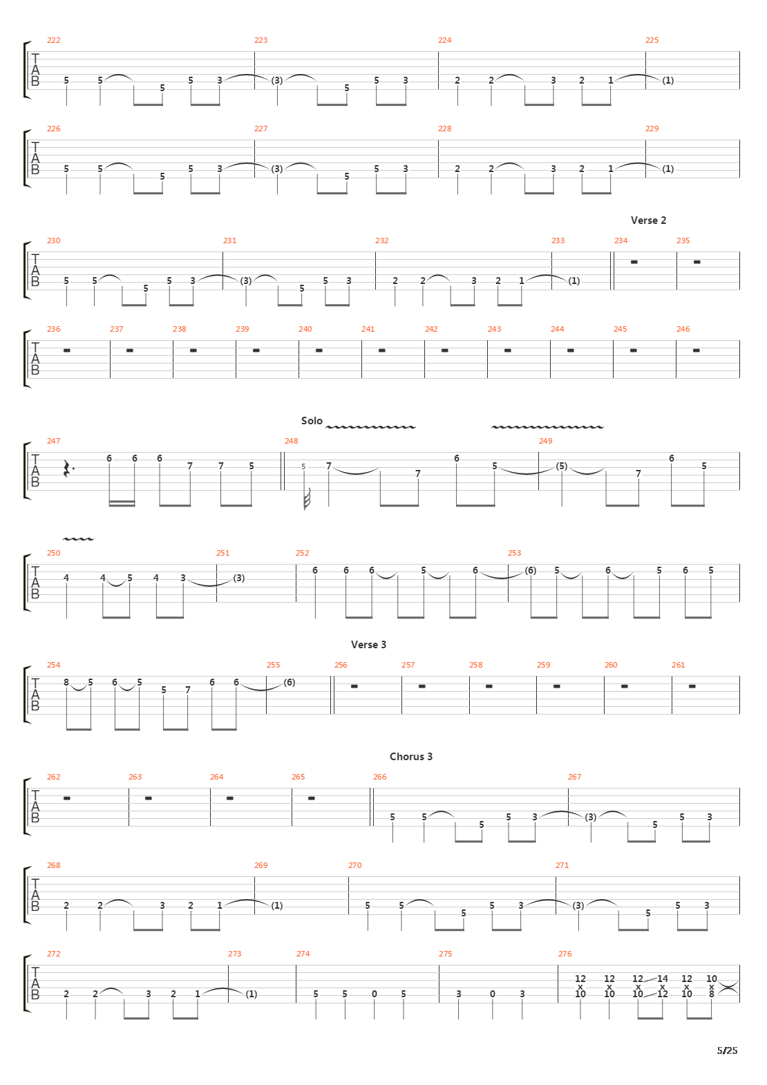 The Gray Race吉他谱