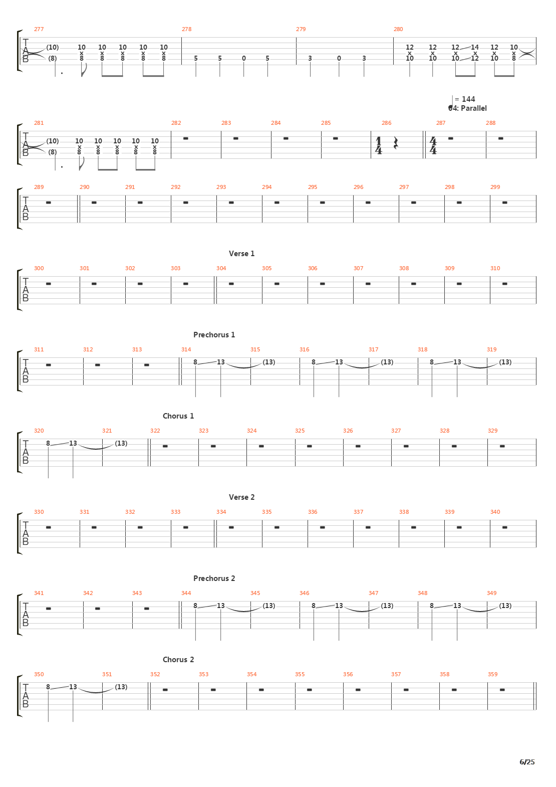 The Gray Race吉他谱