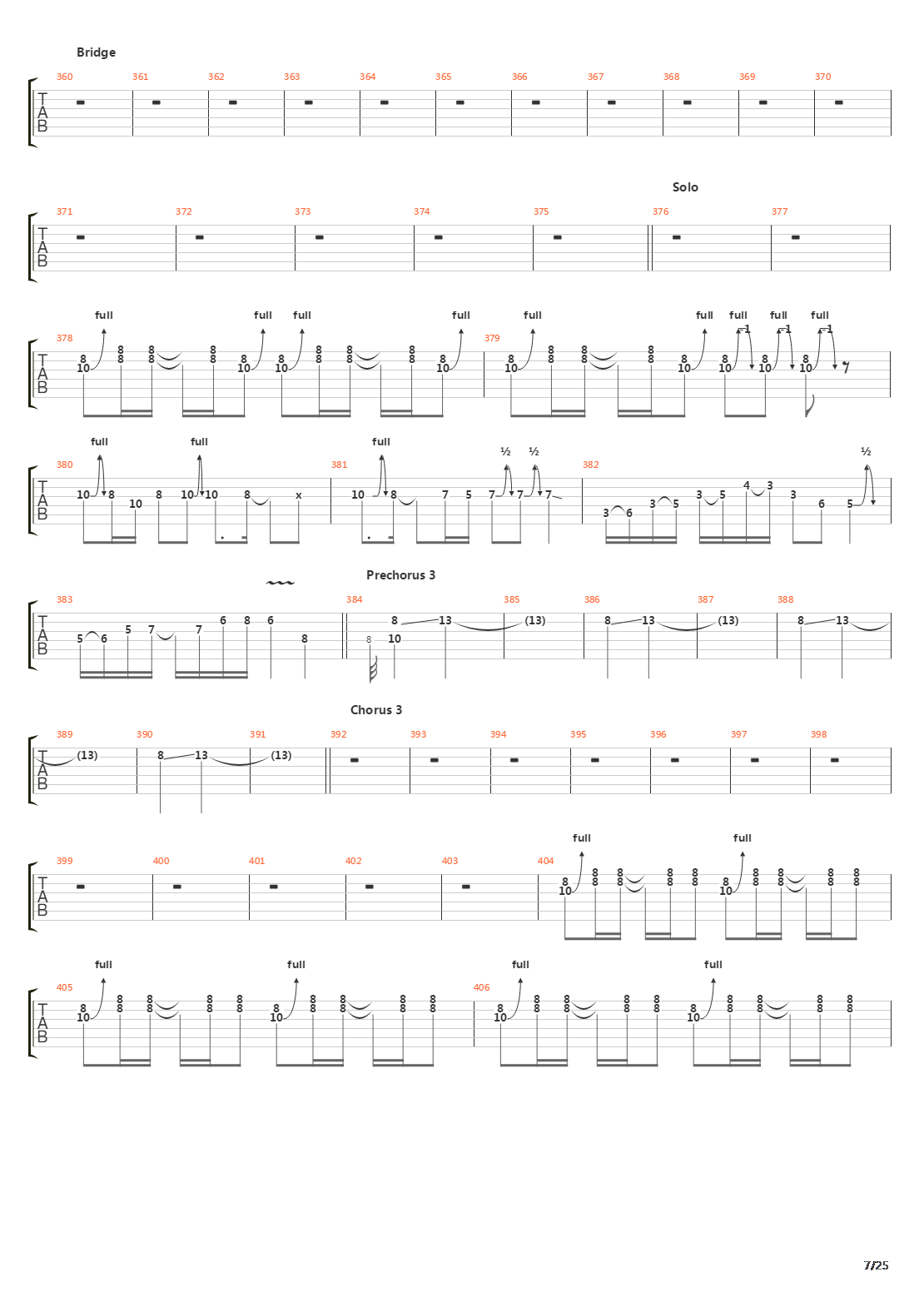 The Gray Race吉他谱