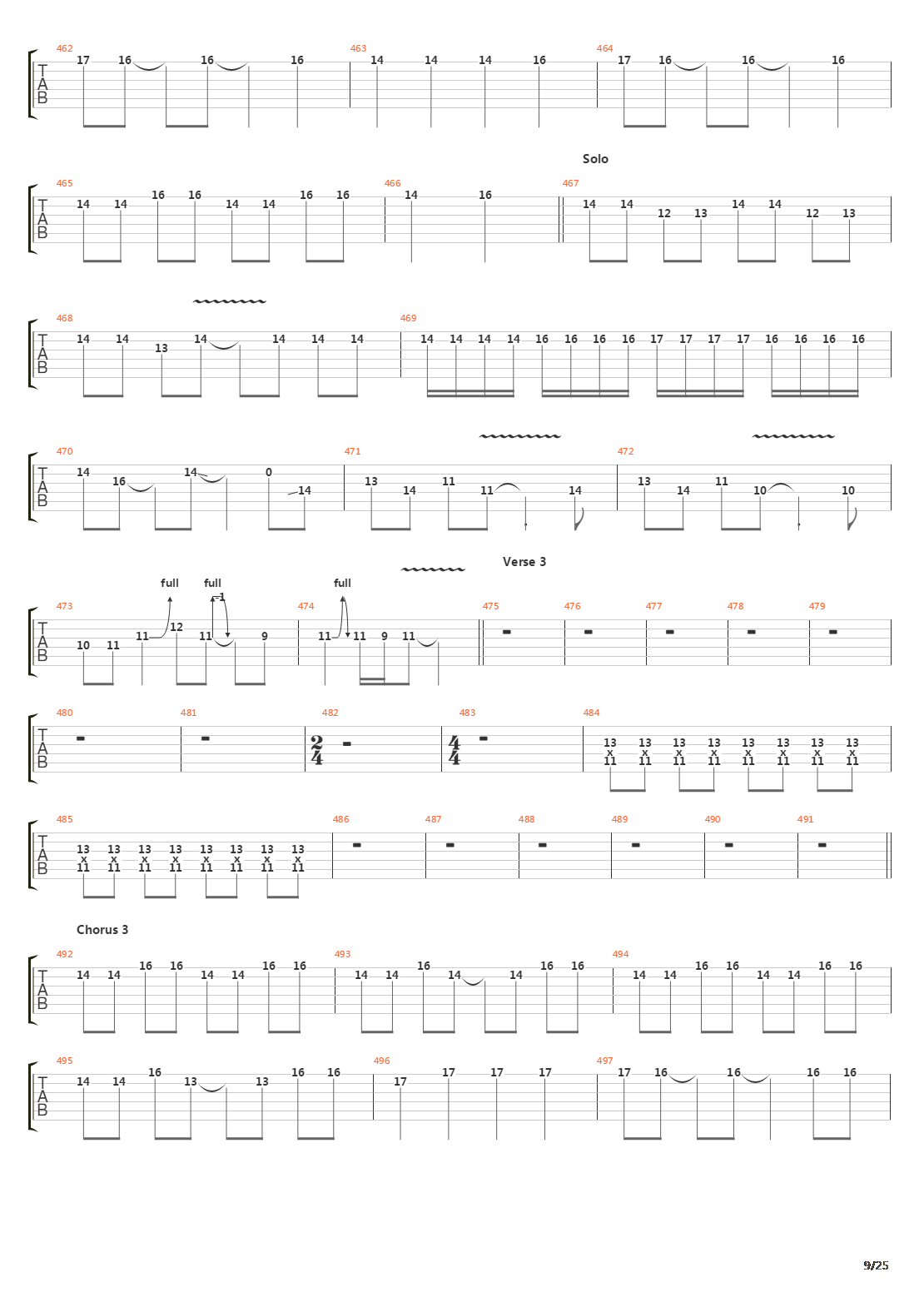 The Gray Race吉他谱