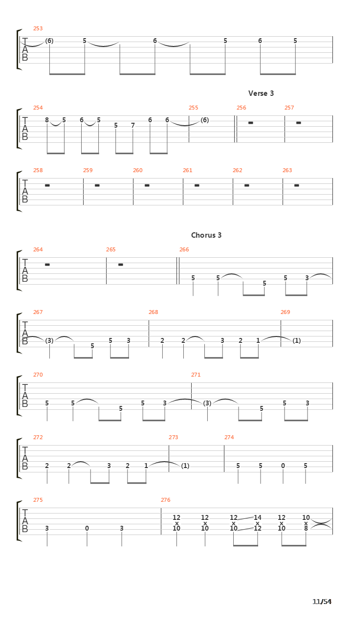 The Gray Race吉他谱