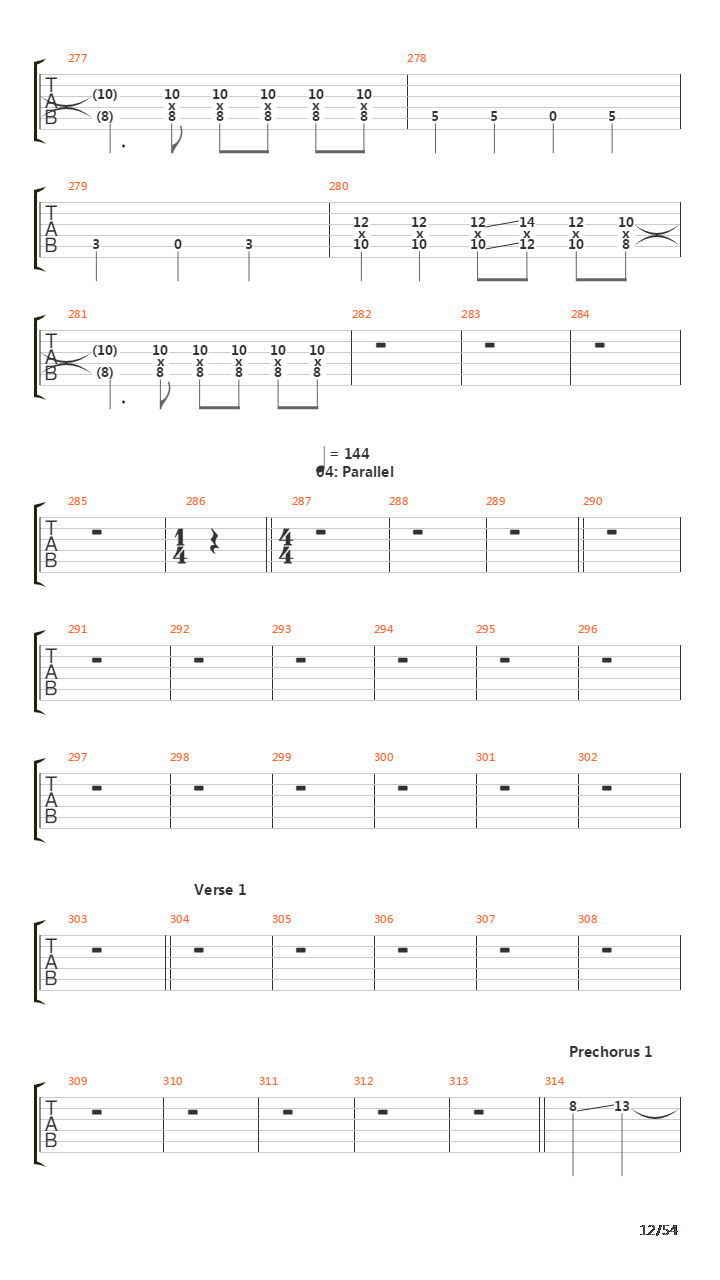 The Gray Race吉他谱