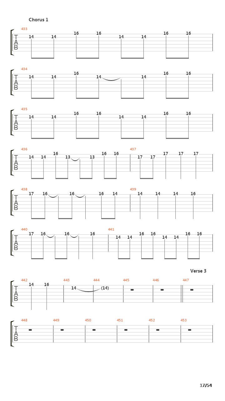 The Gray Race吉他谱