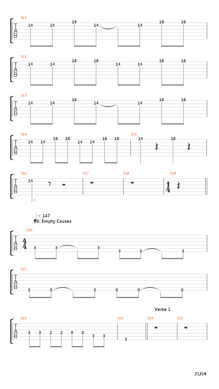 The Gray Race吉他谱