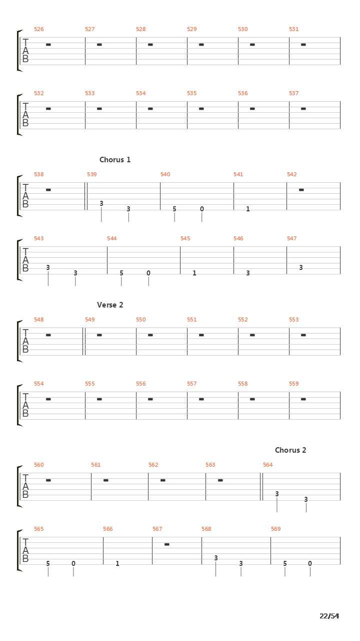 The Gray Race吉他谱