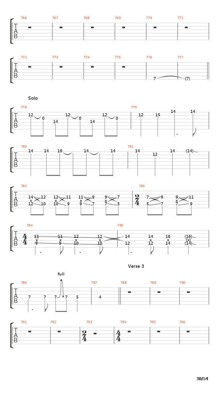 The Gray Race吉他谱