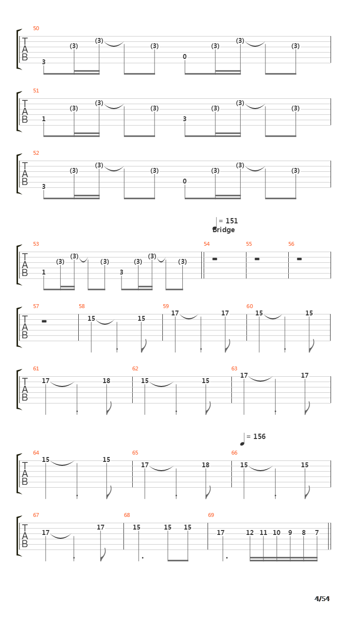 The Gray Race吉他谱