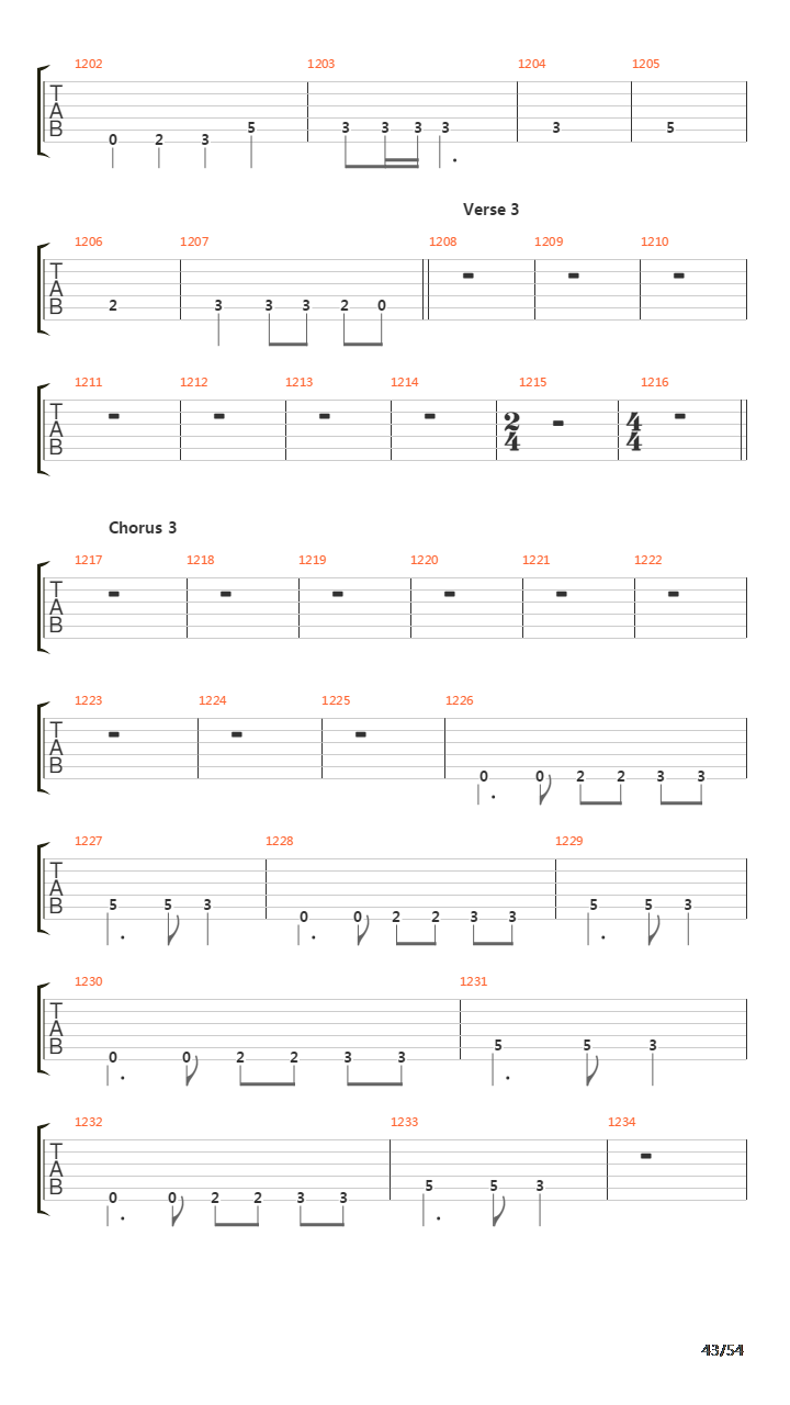 The Gray Race吉他谱