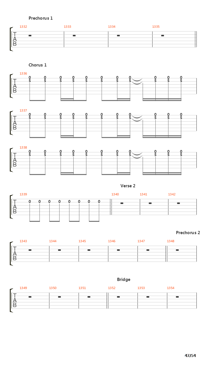 The Gray Race吉他谱