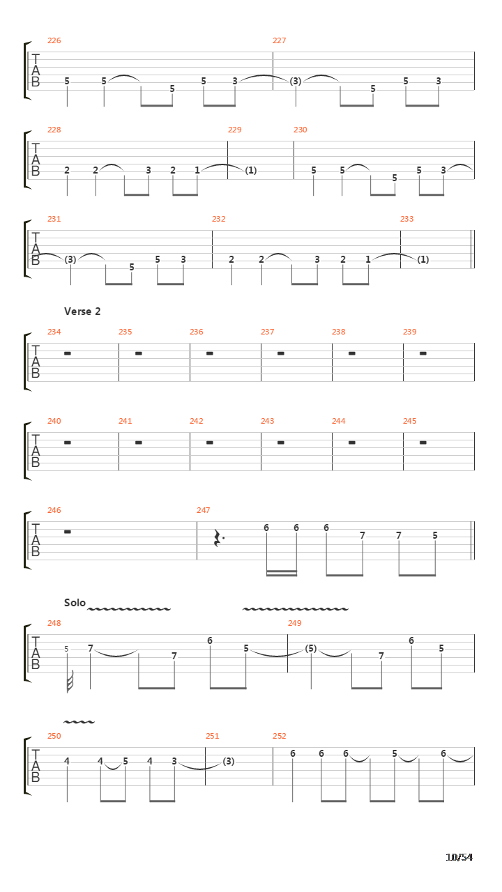 The Gray Race吉他谱