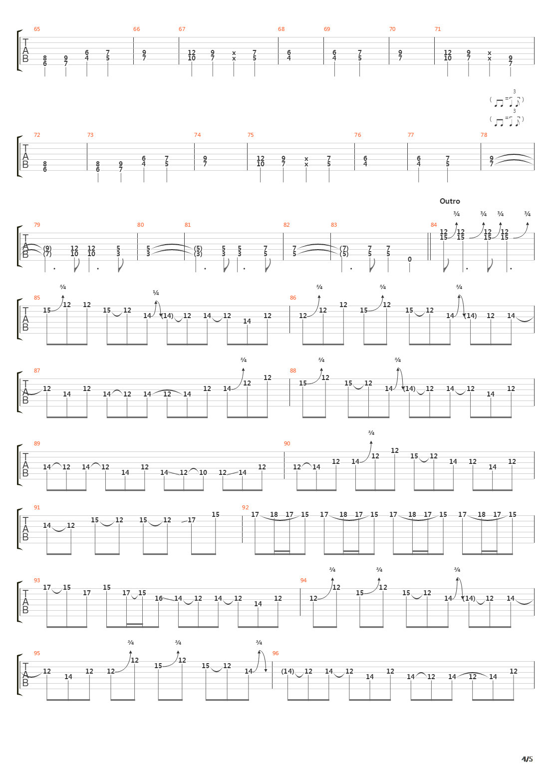 Childen Of The Grave吉他谱