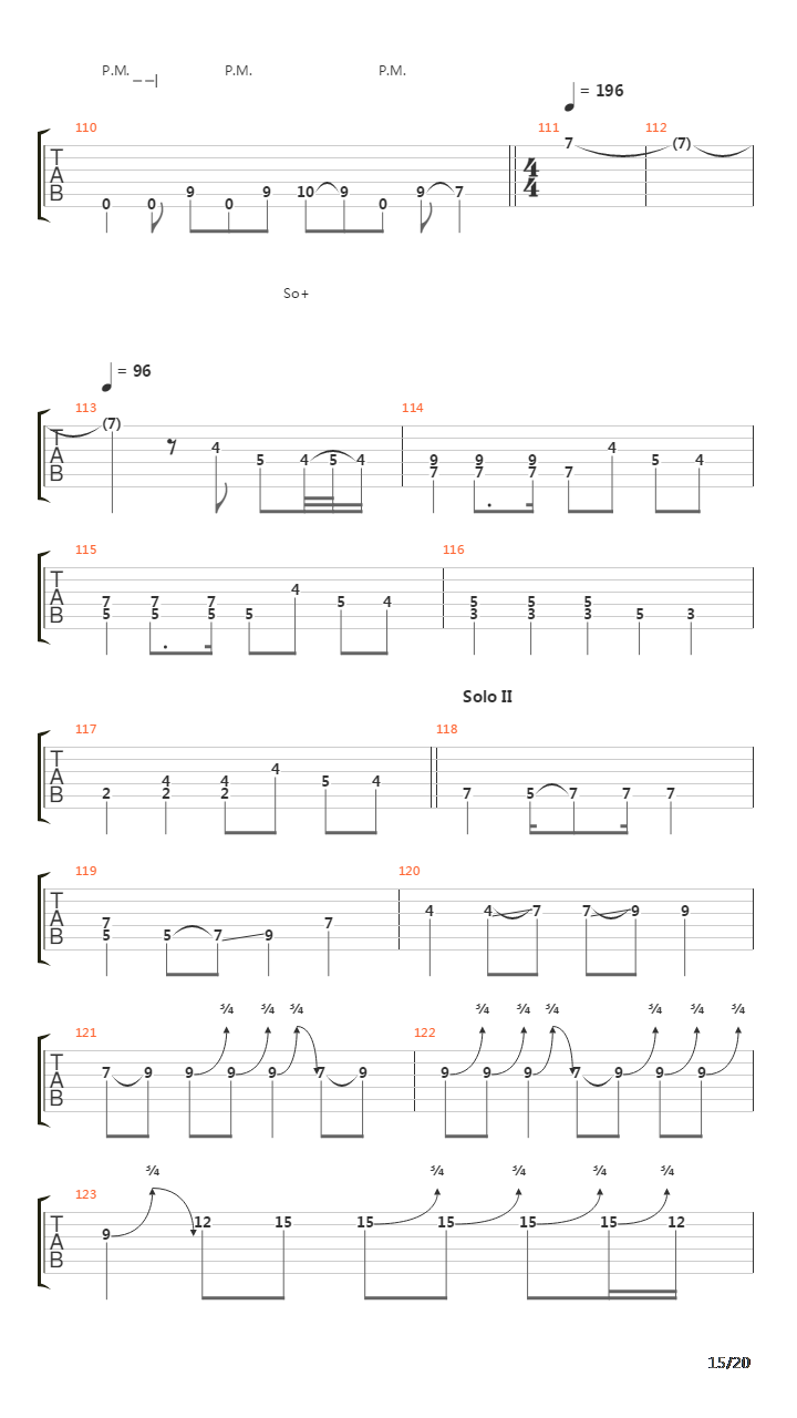 Under The Sun吉他谱